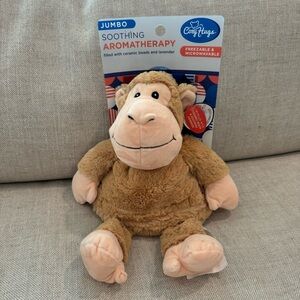 NWT CozyHugs Aromatherapy Plush Animal. Lavender Monkey